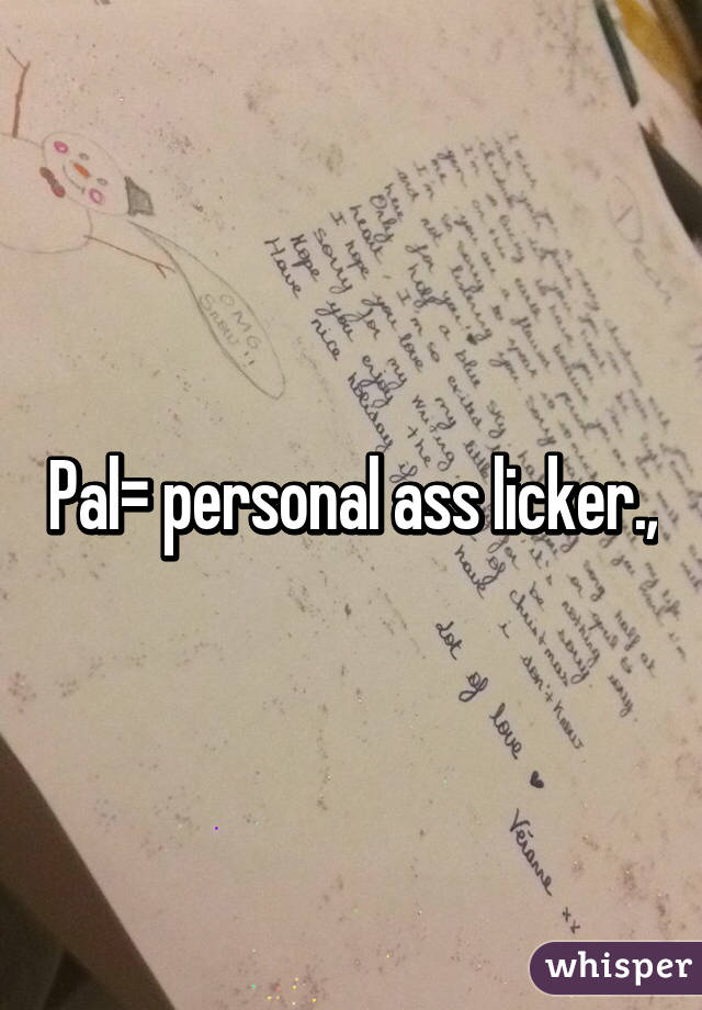 Ass Licker